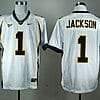 California Golden Bears #1 DeSean Jackson NCAA Football Jersey White 7 California Golden Bears #1 DeSean Jackson NCAA Football Jersey White