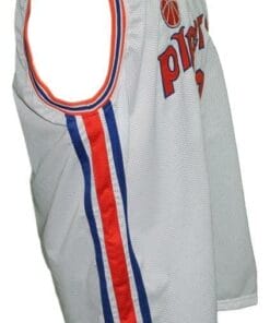 Connie Hawkins #42 Pittsburgh Pipers Retro Aba Basketball Jersey White 6 Connie Hawkins #42 Pittsburgh Pipers Retro Aba Basketball Jersey White
