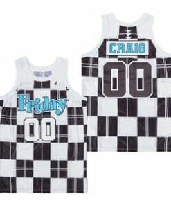 Craig Jones #00 Friday Movie Basketball Jersey