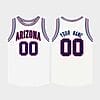 Custom Name Number Arizona Wildcats White College Basketball Jersey 4 Custom Name Number Arizona Wildcats White College Basketball Jersey1
