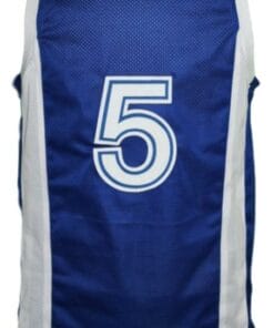Custom Name # Team Israel Basketball Jersey New Sewn Blue 5 Custom Name Team Israel Basketball Jersey Blue 2