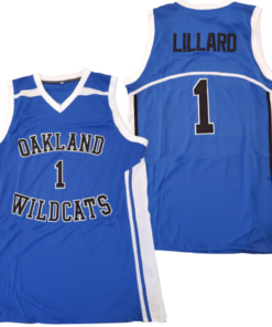Damian Lillard #1 Oakland Wildcats High School Basketball Jersey