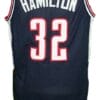 Daniel Hamilton #32 College Basketball Jersey Sewn Navy Blue