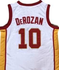 Demar Derozan #10 College Basketball Jersey Sewn White
