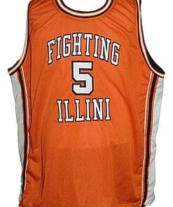 Deron Williams #5 College Basketball Jersey Orange 4 Deron Williams #5 College Basketball Jersey Orange