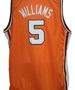 Deron Williams #5 College Basketball Jersey Orange