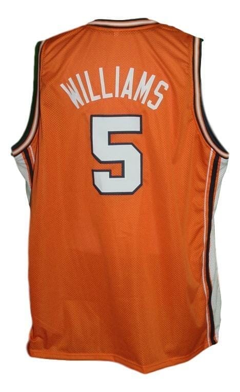 Deron Williams #5 College Basketball Jersey Orange 1 Deron Williams #5 College Basketball Jersey Orange