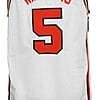 Deron Williams #5 Custom College Basketball Jersey White 7 Deron Williams #5 Custom College Basketball Jersey White