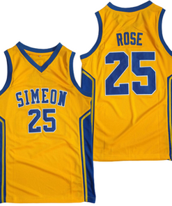 Derrick Rose #25 Simeon High School Basketball Jersey