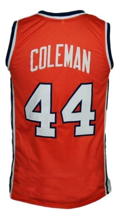 Derrick Coleman #44 Custom College Basketball Jersey Orange 1 Derrick Coleman #44 Custom College Basketball Jersey Orange