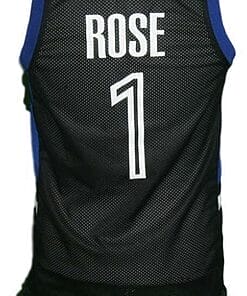 Derrick Rose #1 Basketball Jersey Black