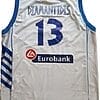 Dimitris Diamantidis #13 Greece Custom Basketball Jersey White