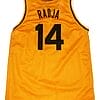 Dino Radja #14 Jugoplastika Yugoslavia Basketball Jersey Yellow