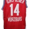 Dirk Nowitzki Wurzburg Germany Basketball Jersey Red