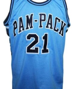 Dominique Wilkins Pam Pack High School Basketball Jersey Blue