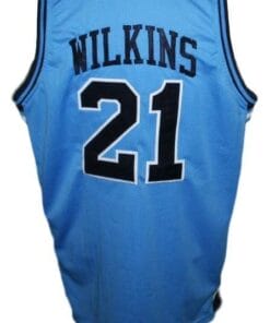 Dominique Wilkins Pam Pack High School Basketball Jersey Blue