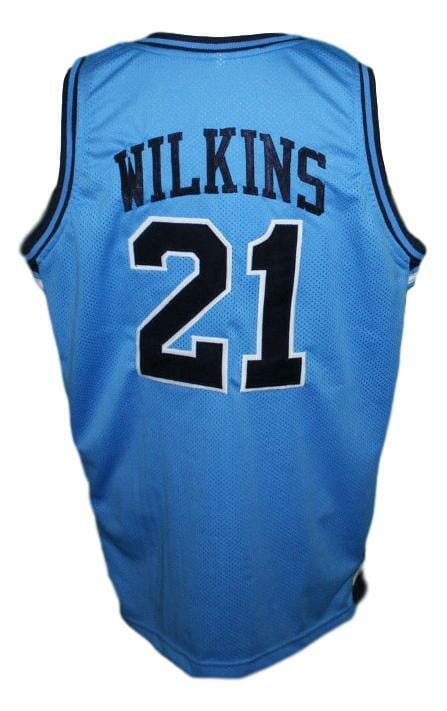 Dominique Wilkins Pam Pack High School Basketball Jersey Blue
