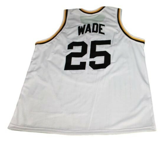 Dwyane Wade #25 Richards High School Basketball Jersey White 1 Dwyane Wade #25 Richards High School Basketball Jersey White