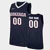 Gonzaga BulldogsCustom Name Number Navy Replica College Basketball Jersey 5 GONZAG1 1