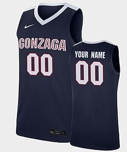 Gonzaga BulldogsCustom Name Number Navy Replica College Basketball Jersey