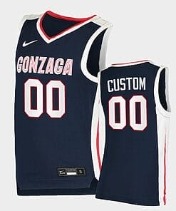 Gonzaga Bulldogs Custom Name Number Navy College Basketball Elite Jersey