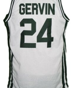 George Gervin #24 College Basketball Jersey White
