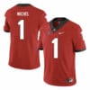 Georgia Bulldogs #1 Sony Michel NCAA College Football Jersey Red