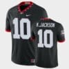 Georgia Bulldogs 10 Kearis Jackson Black College Football Alternate Game Jersey