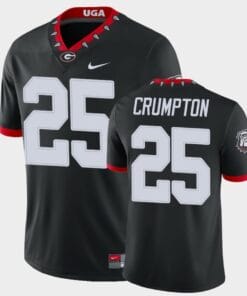 Georgia Bulldogs #25 Ahkil Crumpton White Game College Football Jersey