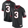 Georgia Bulldogs #3 Todd Gurley II College Football Jersey Black Sec Patch