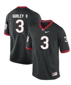 Georgia Bulldogs #3 Todd Gurley II College Football Jersey Limited Black
