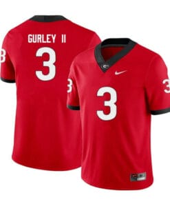 Georgia Bulldogs #3 Todd Gurley II College Football Jersey Limited Red