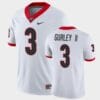 Georgia Bulldogs #3 Todd Gurley II Game College Football White Jersey 6 Georgia Bulldogs 3 Todd Gurley II Game College Football White Jersey