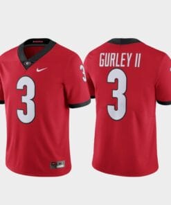 Georgia Bulldogs #3 Todd Gurley II Limited Alumni Red Jersey