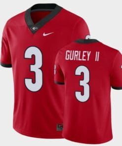 Georgia Bulldogs #3 Todd Gurley II Red College Football Alumni Player Jersey