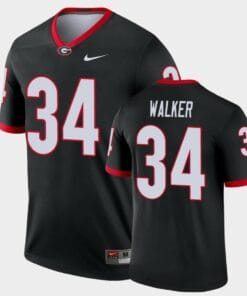 Georgia Bulldogs #34 Herchel Walker Black Legend Alternate Jersey