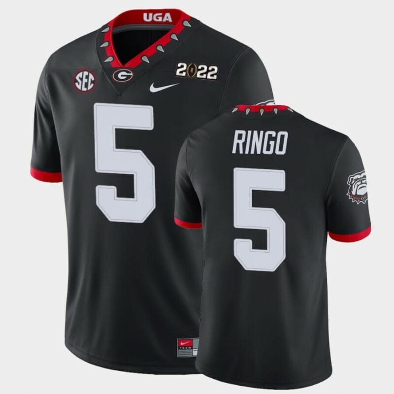 Ringo Uga Jersey #5 2021 National Champions Game Black 10 Ringo Uga Jersey #5 2021 National Champions Game Black