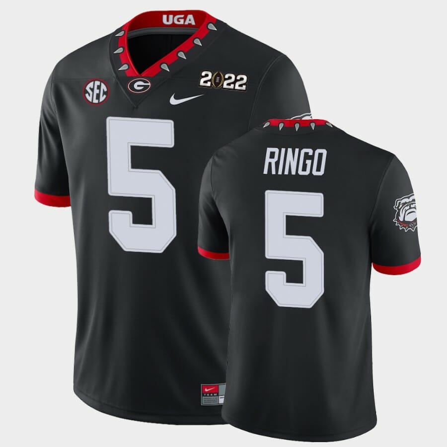 Ringo Uga Jersey #5 2021 National Champions Game Black 1 Ringo Uga Jersey #5 2021 National Champions Game Black