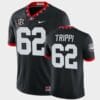Georgia Bulldogs #62 Charley Trippi Black Mascot 100th Anniversary Alumni Jersey 7 Georgia Bulldogs 62 Charley Trippi Black Mascot 100th Anniversary Alumni Jersey
