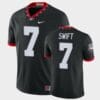 Georgia Bulldogs #7 DAndre Swift Black College Football Alternate Game Jersey 6 Georgia Bulldogs 7 DAndre Swift Black College Football Alternate Game Jersey
