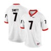 Georgia Bulldogs #7 DAndre Swift College Football Jersey White 7 Georgia Bulldogs 7 DAndre Swift College Football Jersey White