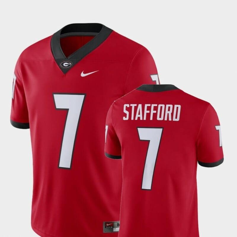 Matthew Stafford Uga Jersey #7Alumni Football Game Player Red