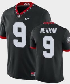 Georgia Bulldogs #9 Jamie Newman Black College Football Alternate Game Jersey
