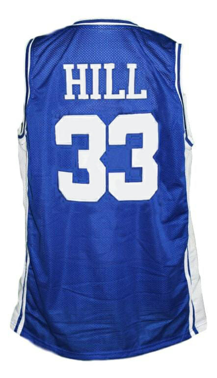 Grant Hill #33 Custom College Basketball Jersey Blue 1 Grant Hill #33 Custom College Basketball Jersey Blue