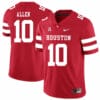 Houston Cougars #10 Kyle Allen College Football Jersey Red 7 Houston Cougars #10 Kyle Allen College Football Jersey Red
