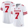 Houston Cougars #7 Case Keenum College Football Jersey White