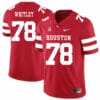 Houston Cougars #78 Wilson Whitley College Football Jersey Red 6 Houston Cougars #78 Wilson Whitley College Football Jersey Red