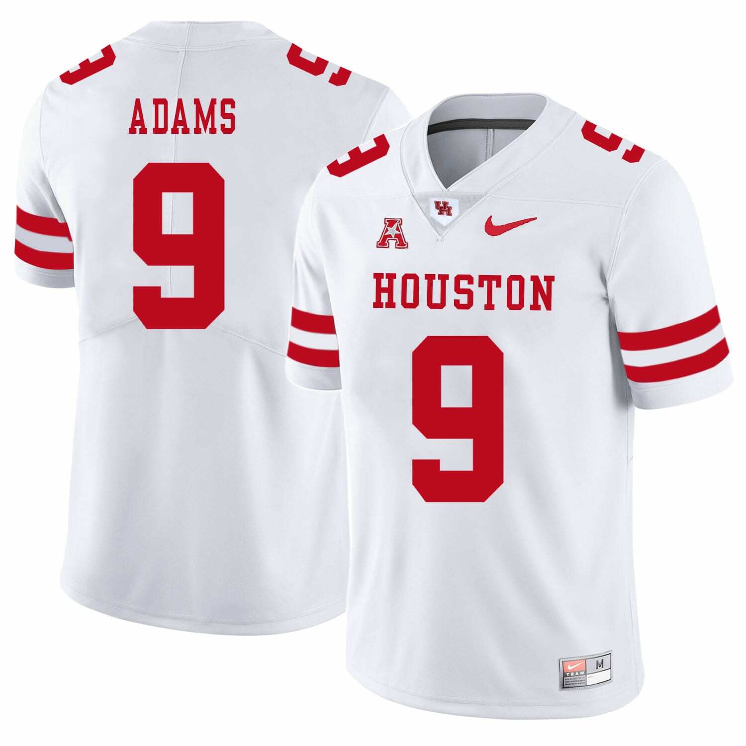 Houston Cougars #9 Matthew Adams College Football Jersey White 1 Houston Cougars #9 Matthew Adams College Football Jersey White