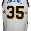 Huber Geese Ausbie #35 Harlem Globetrotters Basketball Jersey White 7 Huber Geese Ausbie #35 Harlem Globetrotters Basketball Jersey White