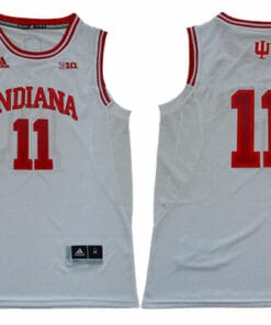 Indiana Hoosiers #11 Isiah Thomas NCAA Basketball Jersey New White
